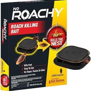 NOROACHY Natural Cockroach Killer for Kitchens, Bathrooms, and Cabinets, for Indoor Cockroach Control, Anti Roach Gel - Cockroach Killer, cockroach repellent, roach repellent for cockroach (6 BAIT)