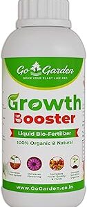 Go Garden Growth Boost Liquid Fertilizer: Enhance Plant Growth and Flowering | Home Garden Growth Booster for All Types of Plants | Liquid Fertiliser for Indoor and Outdoor Gardens 250 ML