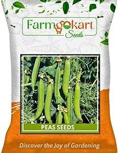 Farmgo ~ 200 Grams - PEA (MUTTER) PLANTING SEEDS | Perfect for Home Gardening, Open Farming and Poly House Farming