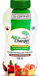 Agro Charger Herbal - Natural & Safe | Powerful Organic Plant Growth Booster | More flowers, fruits & vegetables | Strong & Healthy Plants | Easy to Use for Balcony & Home Garden | 250ml