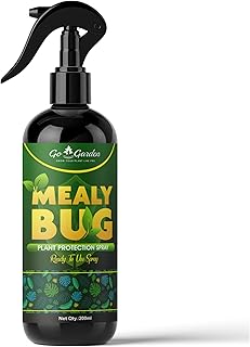 Go Garden Mealy Bug Plant Protection Spray – 200ml | 100% Natural Neem & Essential Oil Formula | Kills Mealy Bugs Fast | Ready to Use | Safe for All Plants – Indoor & Outdoor Pest Control