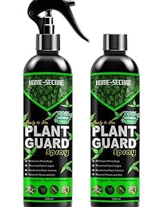 Home-Secure Plant Guard Spray | Ready to Use Organic Cold Pressed Neem Oil Spray for Indoor and Outdoor Plants Protection | Removes Mealybugs, Fungus, and Plant Insects (220 ml+220 ml)