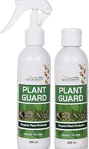 Quick Greens Plant Guard Natural Neem Oil Spray(400ml) | Ready to Use Organic Cold Pressed Neem Oil Spray for Indoor and Outdoor Plants | Removes Mealybugs Fungus and Other Pests from plants