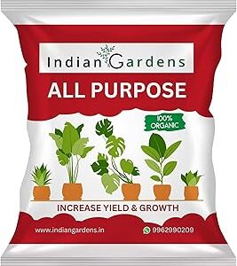 Indian Gardens - All Purpose Plant Feed Fertilizer | Granules | Hassle-Free Nutrient Boost, Growth Supplement & Complete Plant Food | Enriches Soil with NPK, Micro & Macro Nutrients | 400 Grams