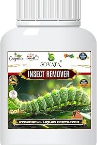 Sovata® All insects Remover, Essential Organic Powerful Liquid Insecticide for Removing all types of insects and pests from Plants and soil. (100 ml)