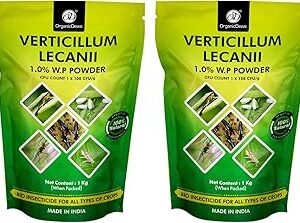 OrganicDews Verticillium lecanii (1x10^8 CFU/g) 2 Kg for Plants - Against Sucking Insects Like Aphids, Thrips and Whiteflies 2 Kg