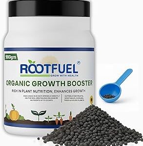 RootFuel Plant Fertilizer Organic Growth Booster,Flower & Fruit Booster Fertilizer for Plants Home Garden, Pot Plants,Indoor Plant Fertilizer,Plant Food,Potted Plant Nutrients (900gm)