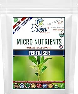 Erwon® Micro Nutrients overall Plant Growth Fertilizer Premium Powerful Fertilizer for Overall Growth of Plants, 100% Pure with Charged Micro-organism (400 gm)