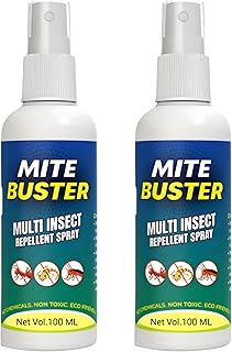 Mite Buster Spray Repellent Spray - 100ml | Smarter way to Shuu Ants away | Non Toxic | | Certified | Removes Ant, Cockroach, Bed Bugs, Spider Killer, Rat, Lizard, Spider, Fly, Centipede (2)