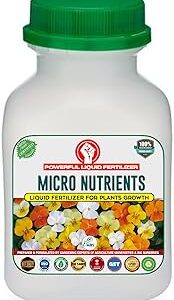 Erwon® Micro Nutrients, Premium Essential Powerful Liquid Fertilizer for the Best Growth of all Types of Plants with all required Nutrients (50 ml)