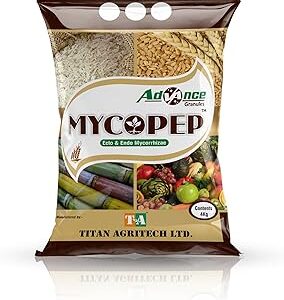 Titan Agritech Limited Mycopep - Plant Growth Promoter | Mycorrhiza Granules 1200 IP | Potting Soil for Plants Mixed | All Essential Nutrients | Organic Soil Manure for Outdoor Indoor Garden Plant