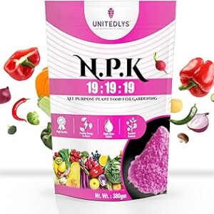 Unitedlys NPK 19-19-19 Bio Organic Plant Food 880g | Balanced Formula for Vigorous Flowering & Growth | Multipurpose Plant Nutrition for Home Garden