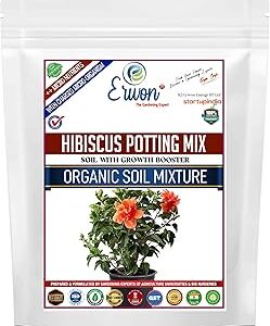 Erwon® Hibiscus Potting Mix, Premium Essential Powerful Organic Soil with Plant Growth and Flower H, Charged Micro-Organism and ++ Micronutrients (1800 gm)