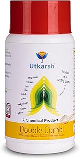 Utkarsh Double Combi - EDTA Chelated Mix - Calcium, Magnesium, Iron, Zinc, Boron, Copper, Manganese, Molybdenum, Cobalt(100% Water Soluble Chemical for Foliar Spray) (250 gm; Pack of 1)