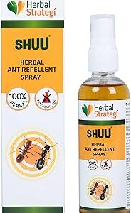 STRATEGI Herbal Ant Repellent Spray - 100ml, Brown, Pack of 1