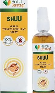 STRATEGI Herbal Strategi Just Out Termite Repellent Spray - 100ml | Termite Spray for Home | Baby-Safe, Skin-Safe, Pet-Friendly | Herbal | Eco-friendly, Non-toxic