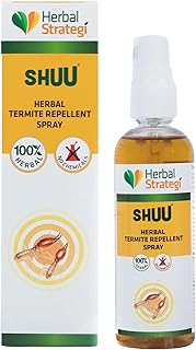 STRATEGI Herbal Strategi Just Out Termite Repellent Spray - 100ml | Termite Spray for Home | Baby-Safe, Skin-Safe, Pet-Friendly | Herbal | Eco-friendly, Non-toxic