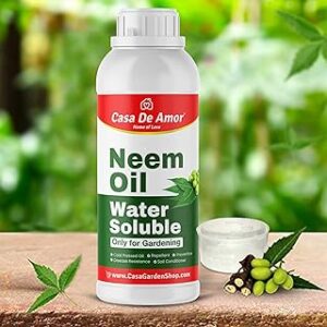 Casa De Amor Neem Oil - Water Soluble Organic for Easy Spray on Garden and indoor outdoor plants (500 ML)