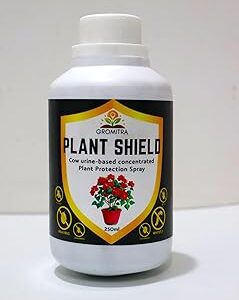 Gromitra Plant Protection Spray 250 ml | Organic Pest Repellent | Natural Cow Urine Based Insecticide | Controls Aphids, Whiteflies, Mealybugs, Jassids, Thrips & Other Garden Pests