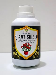 Gromitra Plant Protection Spray 250 ml | Organic Pest Repellent | Natural Cow Urine Based Insecticide | Controls Aphids, Whiteflies, Mealybugs, Jassids, Thrips & Other Garden Pests