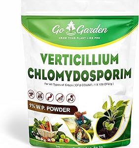 Go Garden Verticillium Lecanii Powder (1x10⁸ CFU/g) – 1 Kg | Bio-Insecticide for Plants & Crops | Organic Pest Control for Aphids, Whiteflies, Thrips, and Soft-Bodied Insects