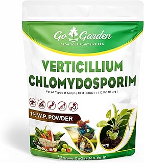 Go Garden Verticillium Lecanii Powder (1x10⁸ CFU/g) – 1 Kg | Bio-Insecticide for Plants & Crops | Organic Pest Control for Aphids, Whiteflies, Thrips, and Soft-Bodied Insects