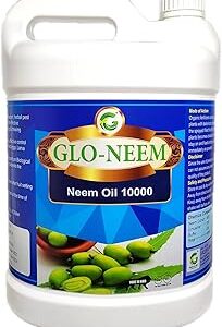 Green Global Crop Science Organic Water soluble Neem oil for plant 5 Lit can, 10000 ppm neem oil Cold Pressed Neem oil for Oreganic Agriculture Farming & Gardening