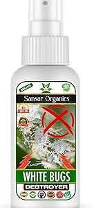 Sansar Organics® White Bug Destroyer, Essential Organic Powerful Fertilizer for Completely Removing White Bugs from All Types of Plants. (200 ml)