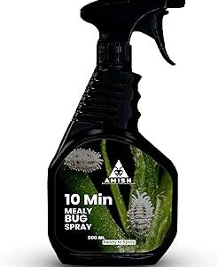 Amish Herbal Anti Mealy Bug Spray 500 ML | Removes Mealy Bugs And Fungus From Plants In 10 Minutes | 100% Herbal Actives & No Chemicals | Gentle On Plants And Promotes Plant Growth