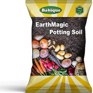 Babique Earth Magic Soil | Enriched with Essential Nutrients | Garden Soil | Potting Mix Soil Fertilizer for Plants -10 kg