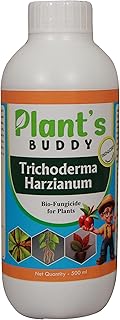 PLANT'S BUDDY - Trichoderma Harzianum Liquid (2×10⁹ CFU/ml) | Bio-Fungicide For Plants Home Garden | Controls Root Rot, Stem Rot, Wilt, Damping Off, Leaf Spots, Leaf Blight, Powdery Mildew | 500 ml