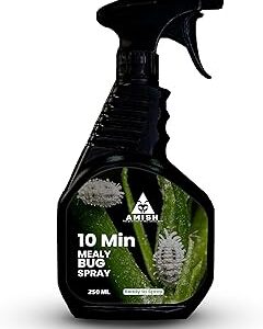 B Natural Herbal Mealy Bug Spray For Plants & Garden 250ml| 10 Minutes Result Guaranty|Removes Entire Mealy Bug Infestation|Powerful 100% Organic MealyBug Repellent Spray For Indoor & Outdoor Plants