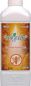 YK Laboratories Aayush Natural Fumigant for Controlling Insects, Mites & Thrips from Crop and Outdoor Plants - 1L