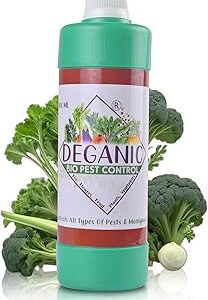 Deganic Organic Bio Pest Control 500ml | Kills Mealy Bugs, Orange Fly, Pests & Fungus | Prevents Leaf Curling | Safe for Plants, Humans & Pollinators | No Residue (Pack of 1)