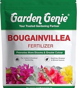 Garden Genie Bougainvillea Plant Fertilizer 830g | Organic Bloom Booster Fertilizer for Overall Growth of Bougainvillea Flowers in Home Garden, Powder