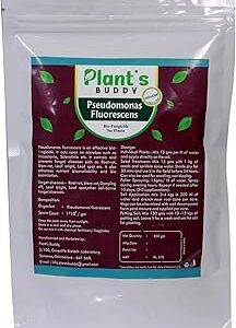 PLANT'S BUDDY Pseudomonas Fluorescens Powder 500g (1×10⁸ CFU/g) | Organic Bio- Fungicide for Plants Home Garden | Controls Root Rot, Leaf Spot, Mildew, Blight | Bio Fungicide Powder for Plants