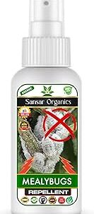 Sansar Organics® Mealy Bug Repellent Spray, Organic Fertilizer for completely removing White bugs from all types of Plants. (100 ml)