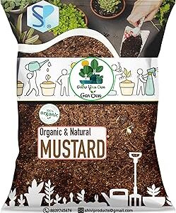 Shiviproducts Mustard Powder Organic fertilizers for Plants Growth(900g) | Ideal manure for Home gardening