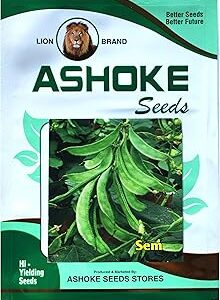 ASHOKE Seeds Maharashtra famous Sem ki phali for Gardening High Yielding Seeds All Season Growing Desi Sem Plant Vegetables Seeds (Pack of 30 seeds)