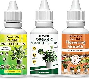 XEWIQO plant boost bio fertiliser For All Home Garden Indoor & Outdoor Plants | Plant Growth Booster, Plant Booster For Speed Growth, Healthy Roots Growth of All Home Garden Plants
