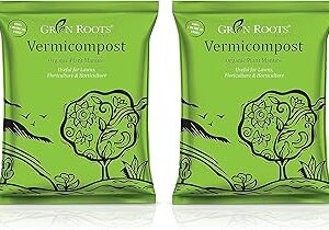 Green Roots Vermicompost Plant Manure 100% Organic Plant Nutrient for Home Garden 900 GMS
