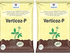 Utkarsh Verticillium Lecanii 1.15% W.P. 1 x 10 ^ 8 CFU/gm min. for Plants, Crops and Home Gardening - Verticoz-P (2 Kg; Pack of 2 of 1 Kg)