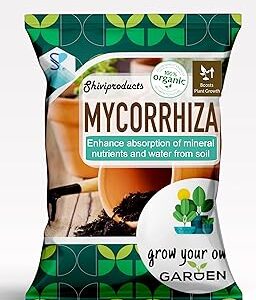 Shiviproducts Organic Mycorrhizal Biofertilizer VAM fungi (900gm)|Essential Fertilizer for Root Growth and Plant Transplant|for Home Gardening Vegetables and Flowering Plant, powder