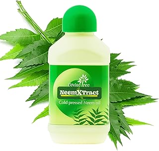 DIVINE TREE Neem-X-Tract 100% Natural Ready to Use Pure Cold-Pressed Neem Oil for Outdoor & Indoor Plants - Organic Insect Repellent & Plant Care Solution - Water Soluble Insect Controler (100ML)