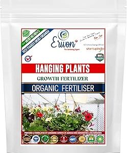Erwon® Hanging Plant Growth Fertilizer Premium Essential Powerful Organic Fertilizer for Overall Growth of Hanging Plants, with Charged Micro-organism and ++ Micronutrients (400 gm)