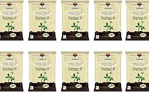 Utkarsh Trichoderma Viride 1.5% W.P.: 2 x 10^6 CFU/gm min. for Plants, Crops and Home Gardening - Trichoz-P (10 Kg; Pack of 10 of 1 Kg)