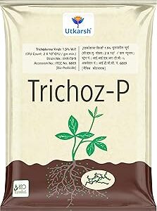 Utkarsh Trichoderma Viride 1.5% W.P.: 2 x 10^6 CFU/gm min. for Plants, Crops and Home Gardening - Trichoz-P (250 gm; Pack of 1)