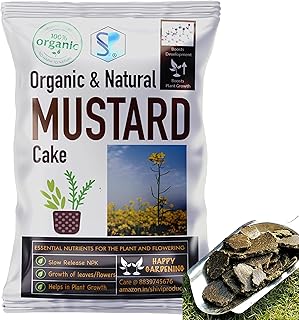 Shiviproducts Organic 100% Pure Mustard Cake For Plants (900 Gm)