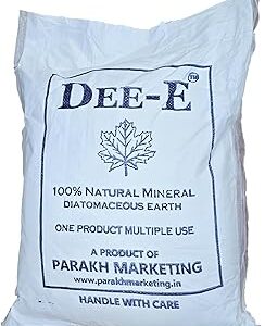 DEE-E Diatomaceous Earth: 100% Pure, Natural, and Organic. Plain Pack of 5kg