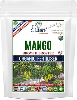Erwon Mango Growth Booster, Premium Essential Powerful Organic Fertilizer For Overall Growth Of Mango Plants, With Charged Micro-Organism And ++ Micronutrients (200 Gm), Powder